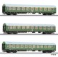 01570 Tillig Set of 3 Passenger cars type B